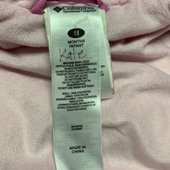 Columbia Down snowsuit 18M girl - Picture 7 of 7